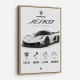 Koenigsegg Jesko  Hypercar Stats Wall Art