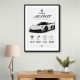 Koenigsegg Jesko  Hypercar Stats Wall Art