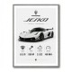 Koenigsegg Jesko  Hypercar Stats Wall Art