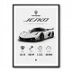 Koenigsegg Jesko  Hypercar Stats Wall Art