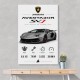 Lamborghini Aventador SVJ Specs Wall Art