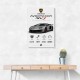 Lamborghini Aventador SVJ Specs Wall Art