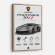 Lamborghini Aventador SVJ Specs Wall Art