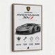 Lamborghini Aventador SVJ Specs Wall Art