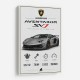 Lamborghini Aventador SVJ Specs Wall Art