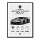Lamborghini Aventador SVJ Specs Wall Art