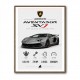 Lamborghini Aventador SVJ Specs Wall Art