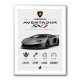 Lamborghini Aventador SVJ Specs Wall Art