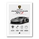 Lamborghini Aventador SVJ Specs Wall Art