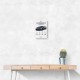 Lamborghini Huracan Gray Blue Sports Car Wall Art