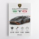 Lamborghini Huracan Gray Orange Wall Art