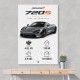 Mclaren 720S Supercar Performance Wall Art