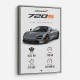 Mclaren 720S Supercar Performance Wall Art