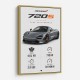 Mclaren 720S Supercar Performance Wall Art
