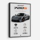 Mclaren 720S Supercar Performance Wall Art