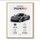Mclaren 720S Supercar Performance Wall Art