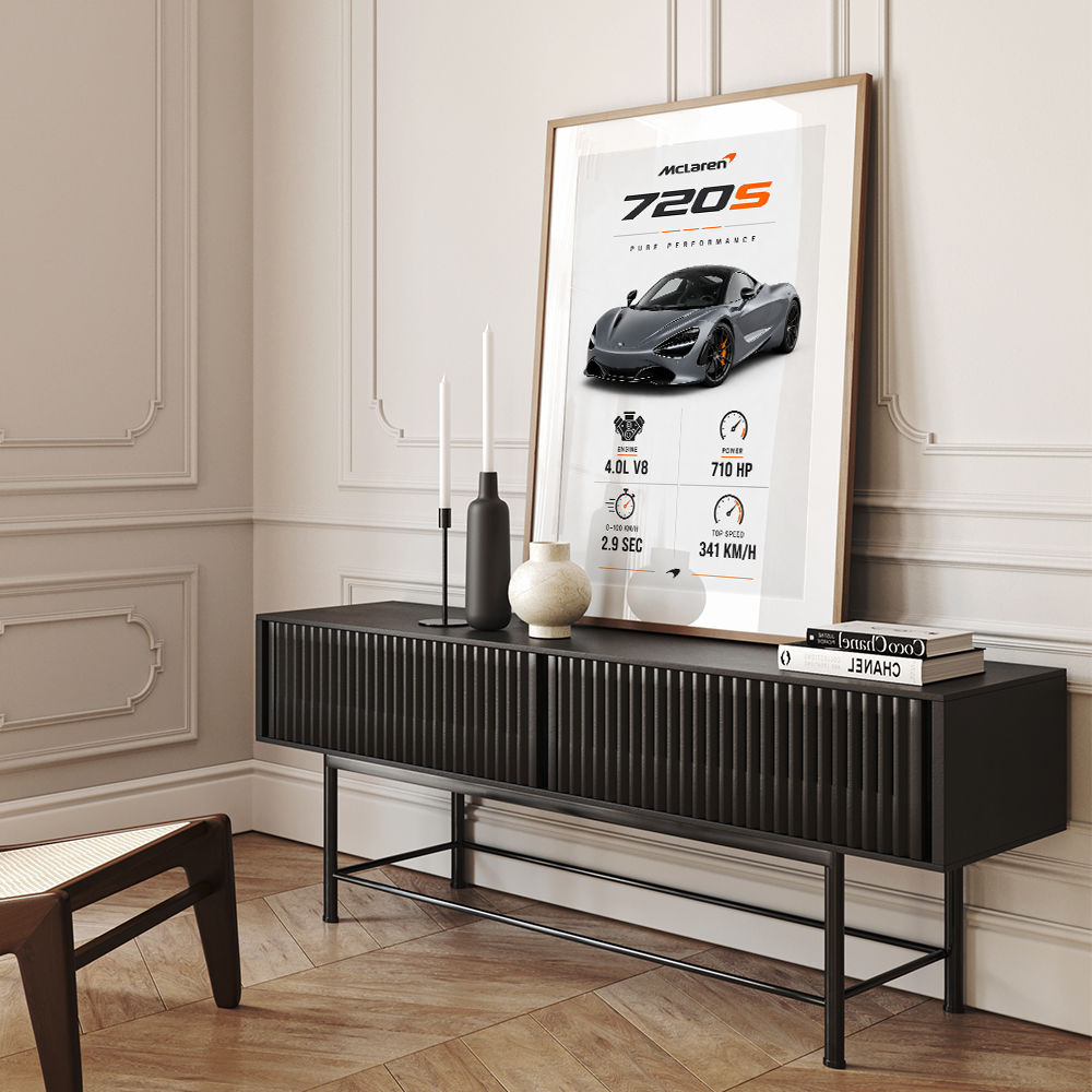 Mclaren 720S Supercar Performance Wall Art