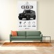 Mercedes AMG G63 Stats Car Art Print