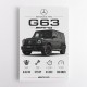 Mercedes AMG G63 Stats Car Art Print