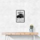 Mercedes AMG G63 Stats Car Art Print