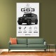 Mercedes AMG G63 Stats Car Art Print