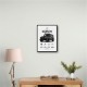 Mercedes AMG G63 Stats Car Art Print
