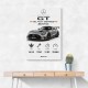 Mercedes AMG GT Black Series Car Art Print