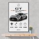 Mercedes AMG GT Black Series Car Art Print