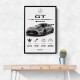 Mercedes AMG GT Black Series Car Art Print