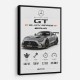 Mercedes AMG GT Black Series Car Art Print
