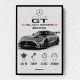 Mercedes AMG GT Black Series Car Art Print