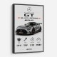 Mercedes AMG GT Black Series Car Art Print