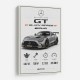 Mercedes AMG GT Black Series Car Art Print