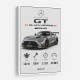 Mercedes AMG GT Black Series Car Art Print