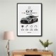 Mercedes AMG GT Black Series Car Art Print