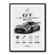 Mercedes AMG GT Black Series Car Art Print