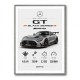Mercedes AMG GT Black Series Car Art Print