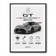 Mercedes AMG GT Black Series Car Art Print