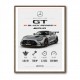 Mercedes AMG GT Black Series Car Art Print