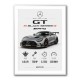 Mercedes AMG GT Black Series Car Art Print