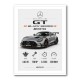 Mercedes AMG GT Black Series Car Art Print