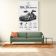 Mercedes SLS AMG Spec Sheet Wall Art