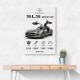 Mercedes SLS AMG Spec Sheet Wall Art