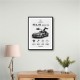 Mercedes SLS AMG Spec Sheet Wall Art