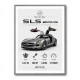 Mercedes SLS AMG Spec Sheet Wall Art