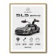 Mercedes SLS AMG Spec Sheet Wall Art