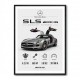 Mercedes SLS AMG Spec Sheet Wall Art