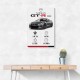 Nissan GT R R35 Sports Car Wall Art