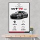 Nissan GT R R35 Sports Car Wall Art