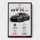 Nissan GT R R35 Sports Car Wall Art